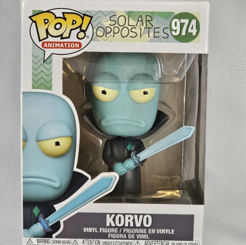 Solar Opposites Korvo 974 Funko NEW
